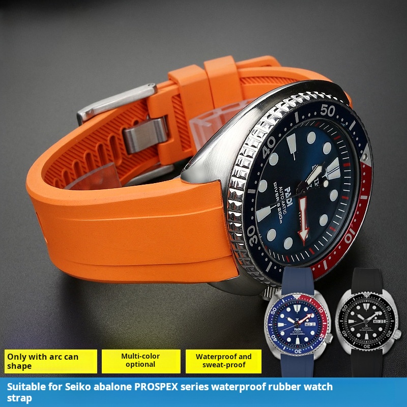 Seiko Watch Prospex - 20MM 22MM cinturino in caucciù per