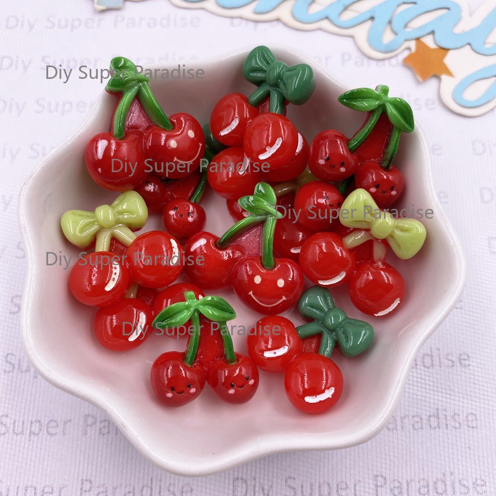 Paradise Jewelry & Watches Llc - 16 pz Colorato Kawaii Cartoon Bowknort