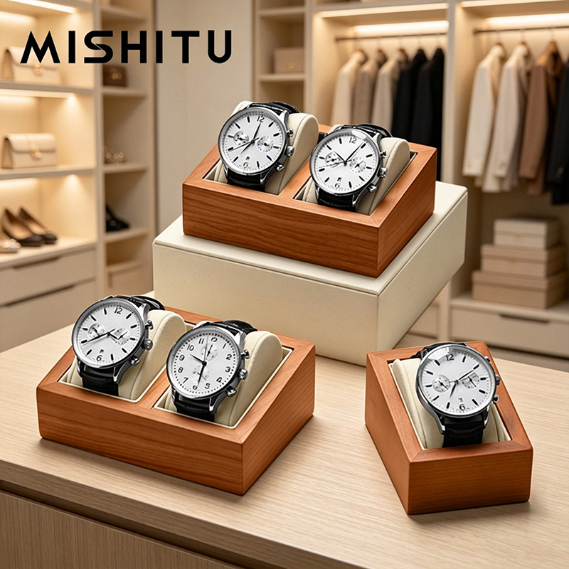 Jewelry Watches Box - MISHITU Scatola Porta Orologi in Legno