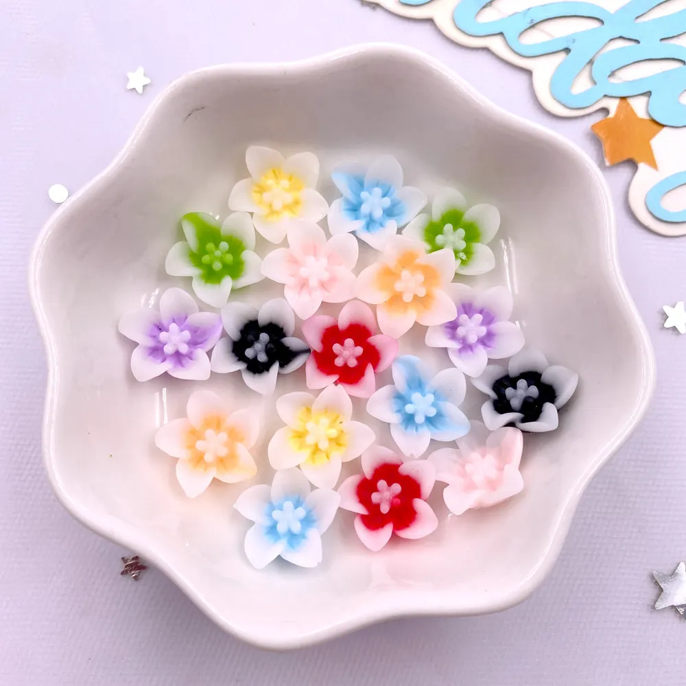 Paradise Jewelry & Watches Llc - 50 pz resina 13mm colorato 3D