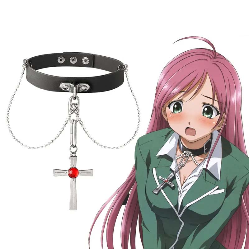 Crystal Choker Necklace - Anime Rosario e Vampiro Collana di