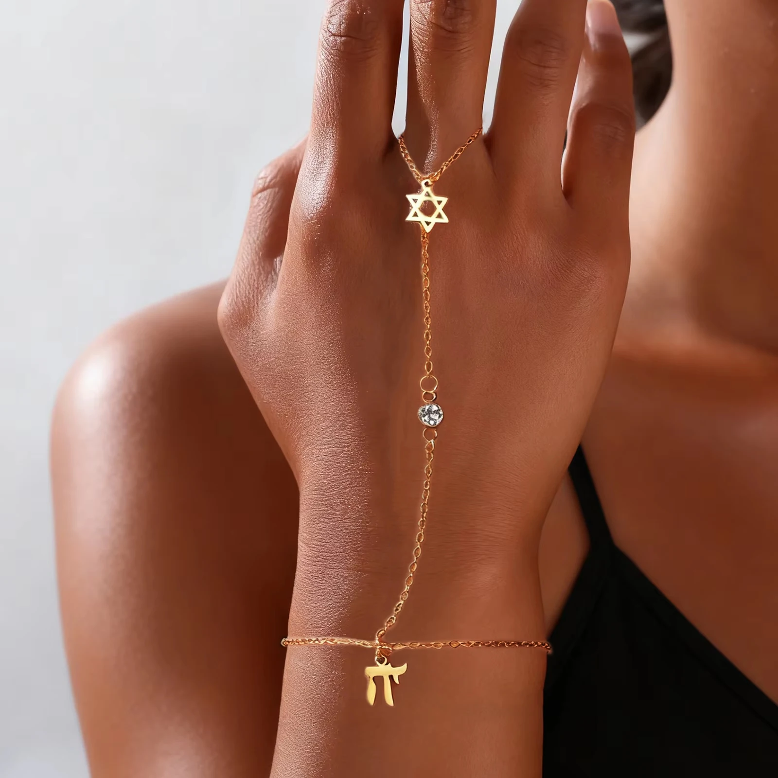 Jewelry & Watches Store - Braccialetto con Stella di David e