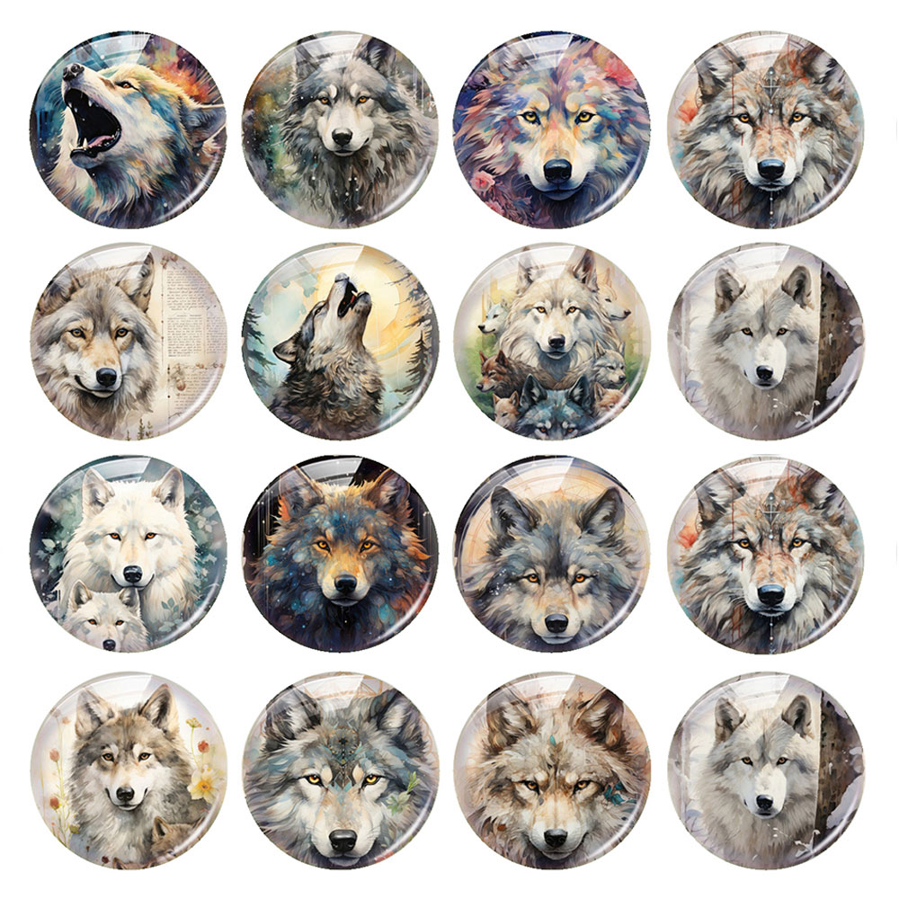 Wolf Jewelry & Watches Tampa - Cabochon in vetro con foto di
