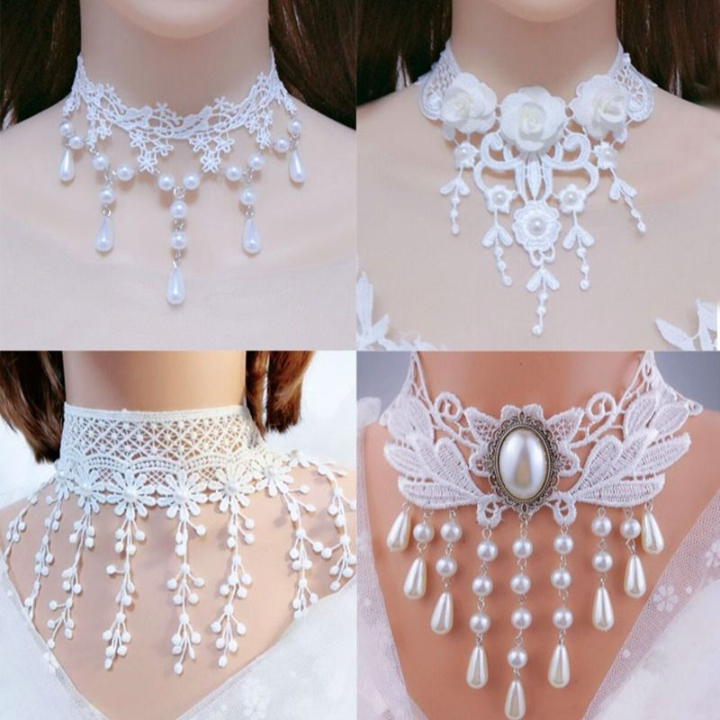 Crystal Choker Necklace - 1 pezzo Collana girocollo vintage classica