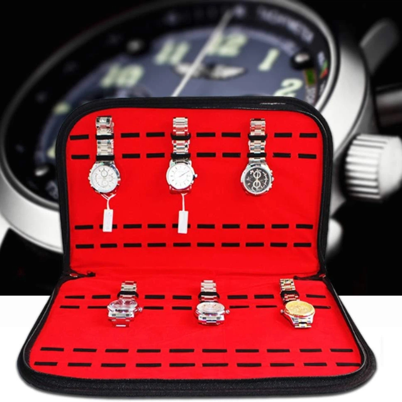 Jewelry Watches Box - Borsa Porta Orologi da 20 Scomparti,