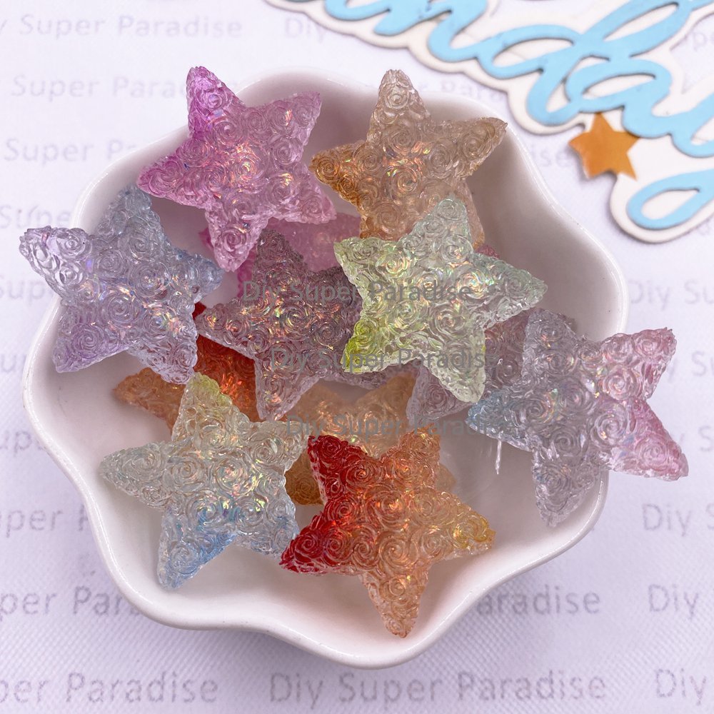 Paradise Jewelry & Watches Llc - 10 pezzi in resina trasparente color