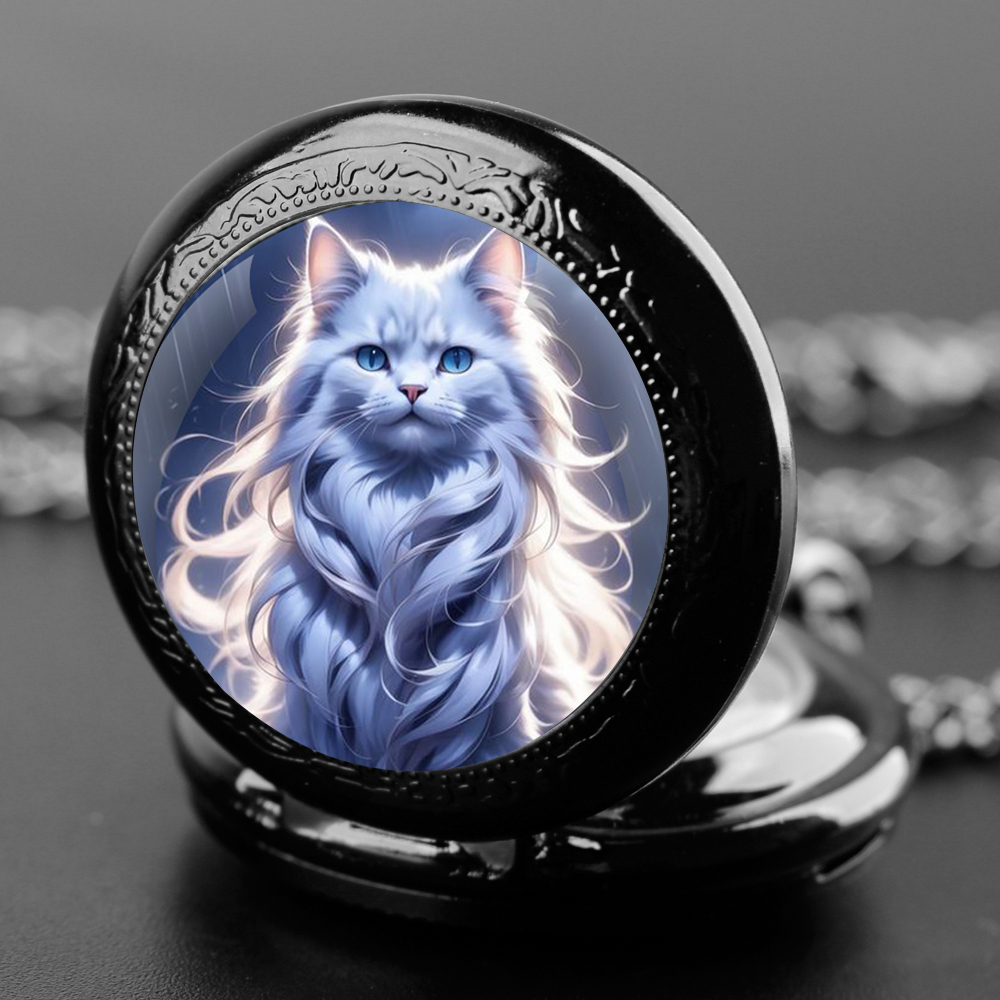 Unique Jewelry Watches - Simpatici gatti kawaii con cupola in