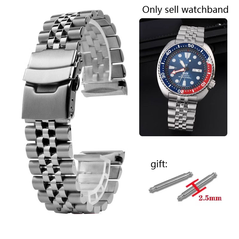 Seiko Watch Prospex - Solido cinturino in acciaio inossidabile per