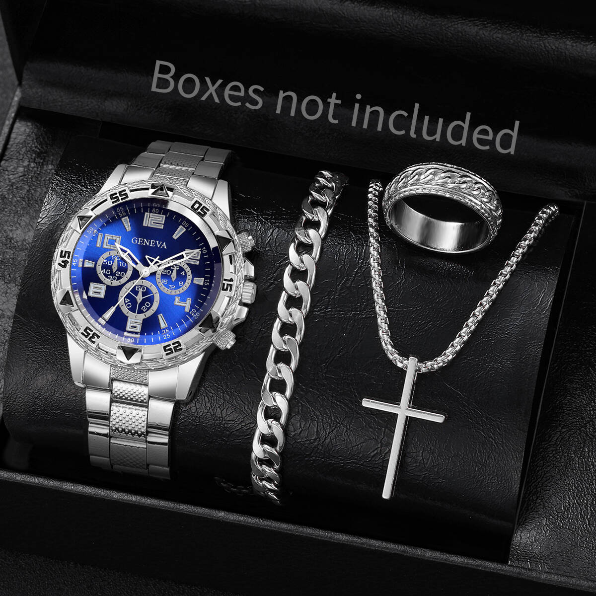 Mystery Jewelry Jar Watches - Set di 4 orologi da uomo