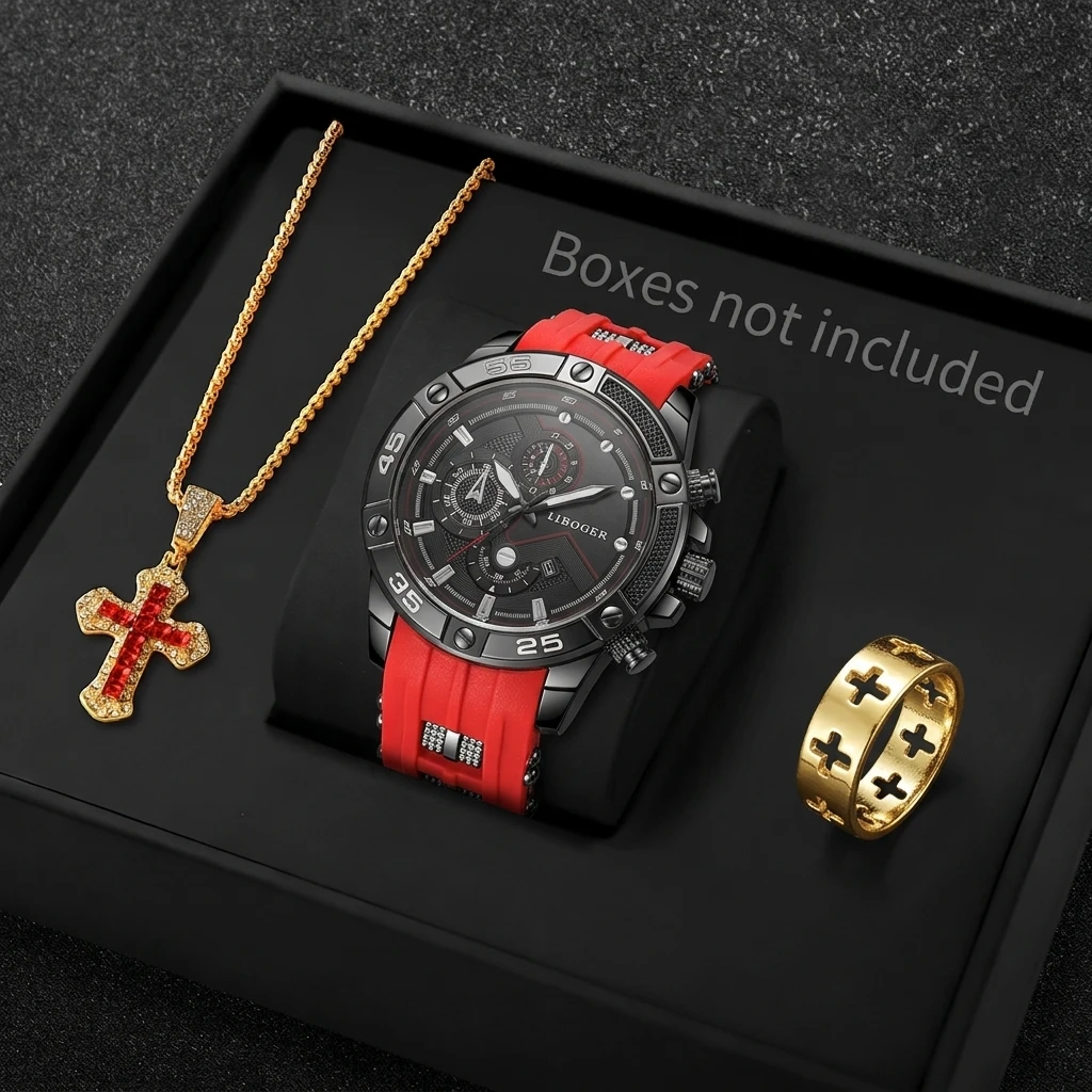 Mystery Jewelry Jar Watches - Set di 3 Orologi Sportivi da