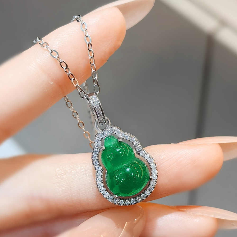 Crystal Choker Necklace - Collane con ciondolo zucca con pietre
