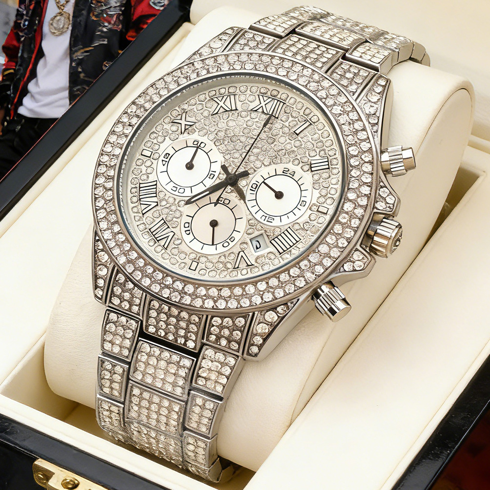 Orologio al Quarzo Hip Hop Ice - Jewelry And Watches Luxury Brand recensione e prezzo