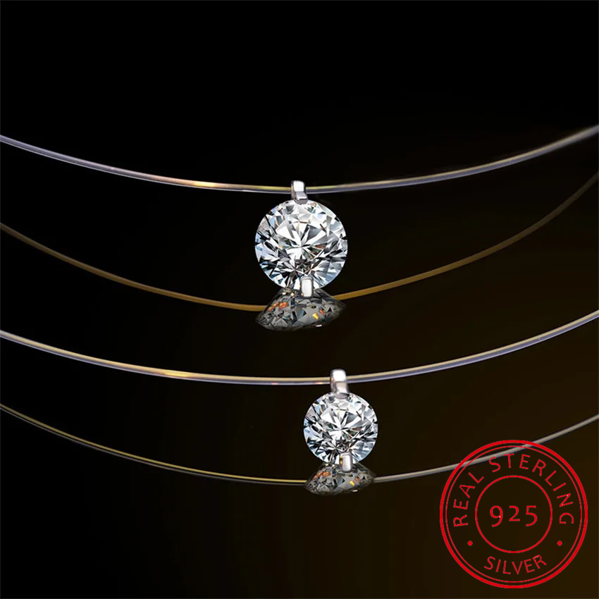 Collana con Pendente in Moissa - Crystal Choker Necklace recensione e prezzo