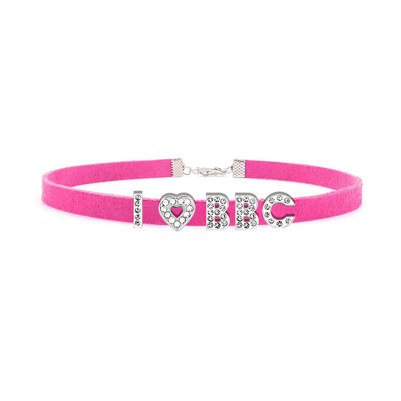 Goth Sexy strass lettere I Lov - Crystal Choker Necklace recensione e prezzo