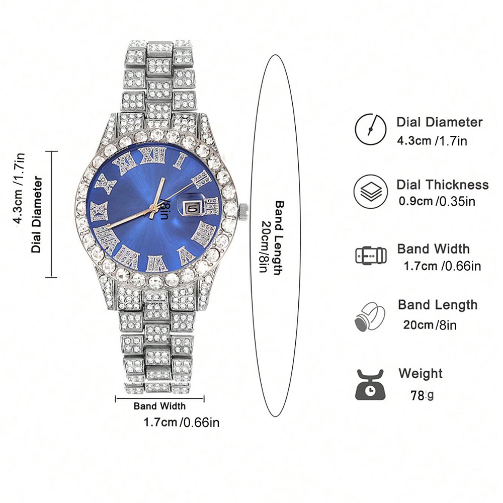 Set di Gioielli Hip Hop Cuban  - Icebox Jewelry Watches recensione e prezzo