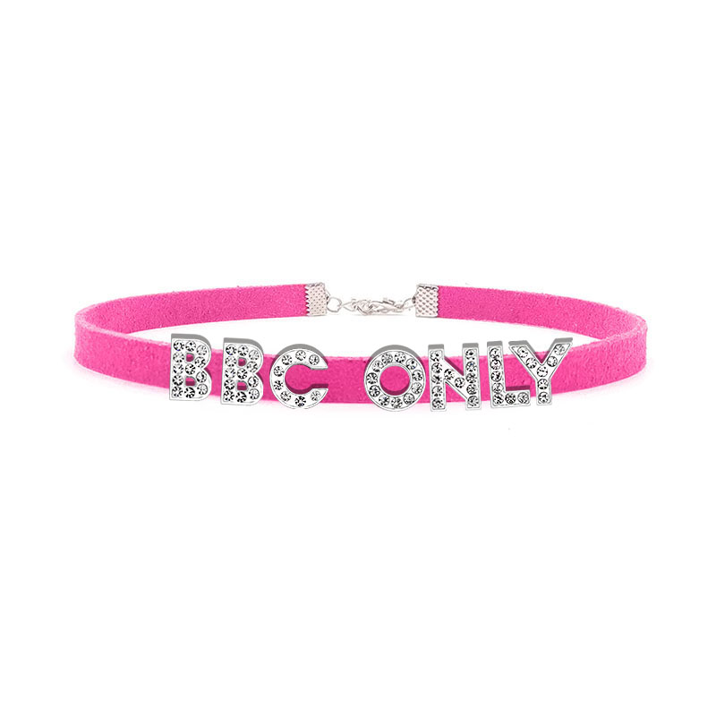SOLO lettera BBC con strass Co - Crystal Choker Necklace recensione e prezzo