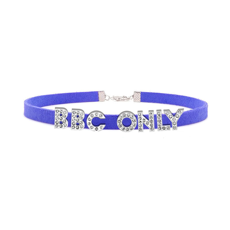 SOLO lettera BBC con strass Co - Crystal Choker Necklace recensione e prezzo