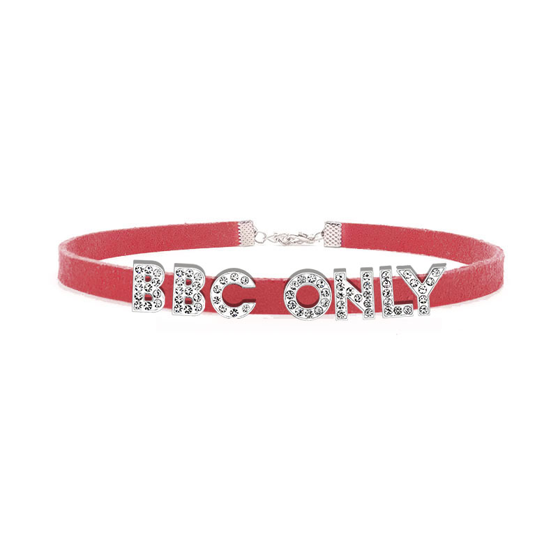 SOLO lettera BBC con strass Co - Crystal Choker Necklace recensione e prezzo