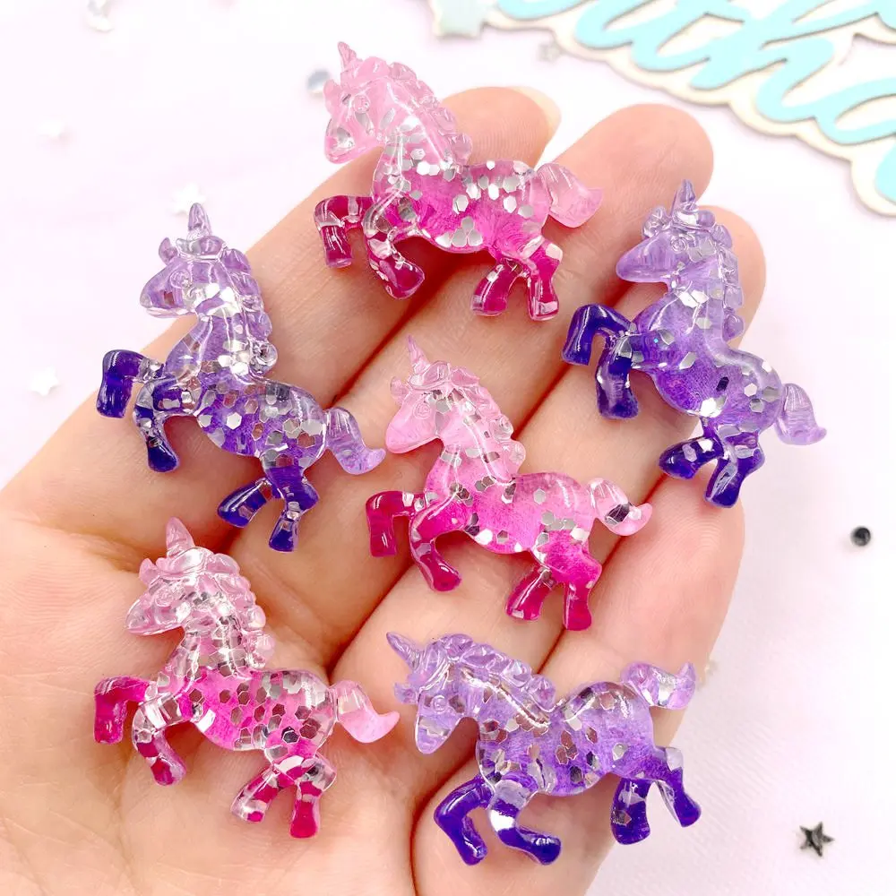 6PCS Resina Colorata Glitter 3 - Paradise Jewelry & Watches Llc recensione e prezzo
