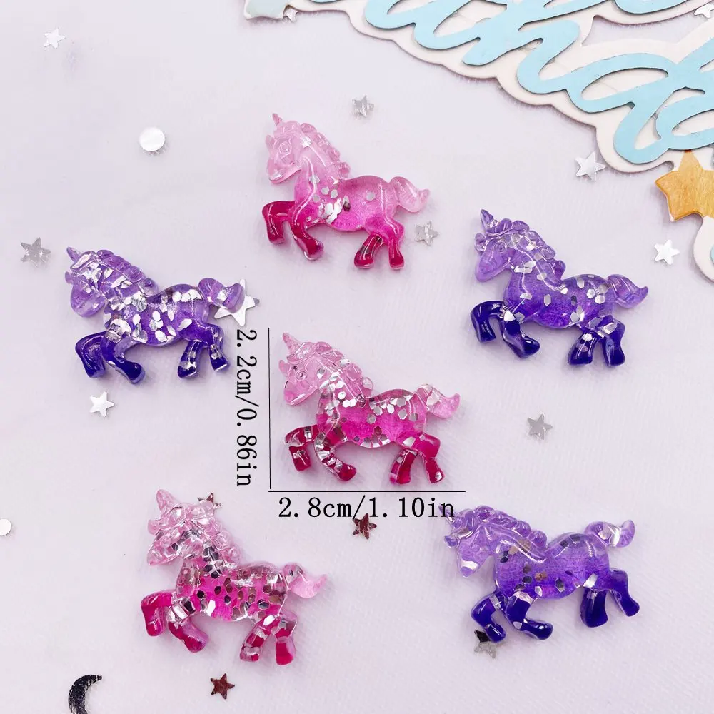 6PCS Resina Colorata Glitter 3 - Paradise Jewelry & Watches Llc recensione e prezzo