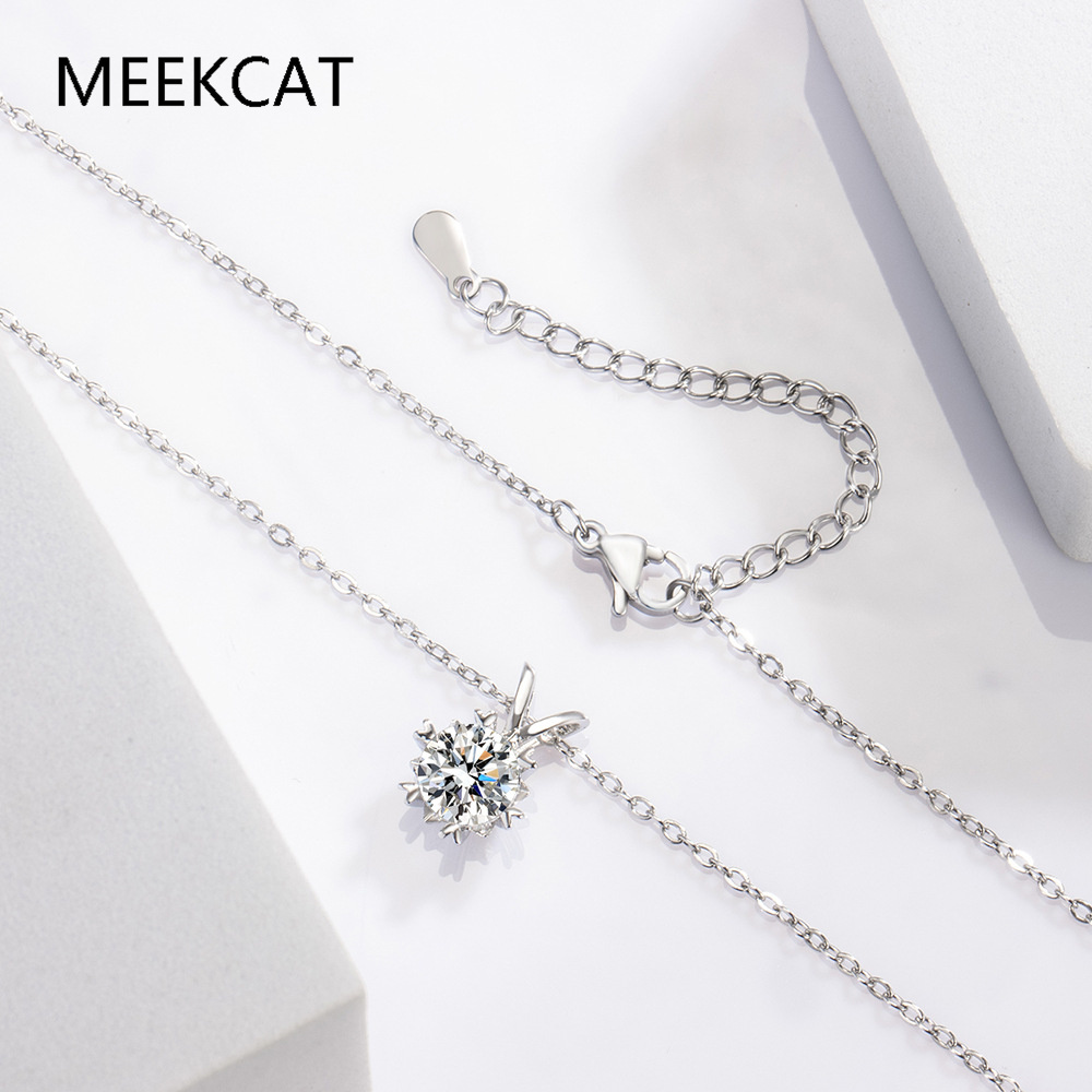 Collana Halo in Moissanite per - Crystal Choker Necklace recensione e prezzo
