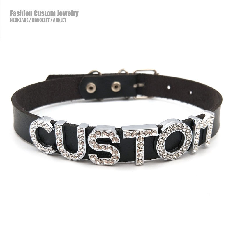 Collane personalizzate Lettera - Crystal Choker Necklace recensione e prezzo