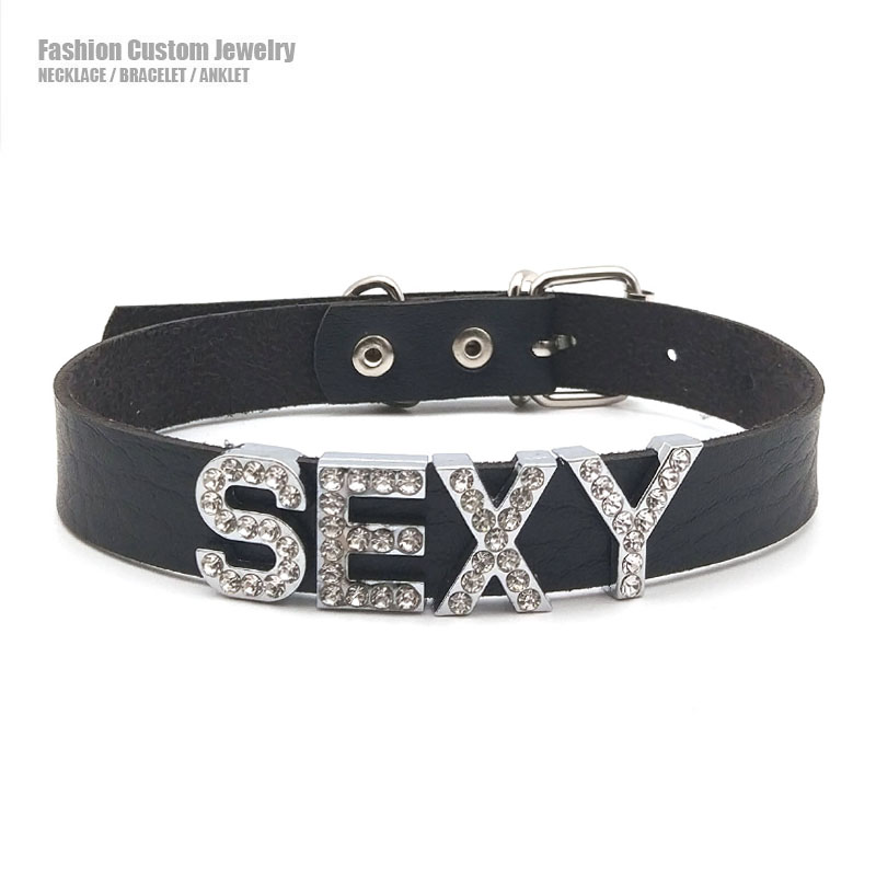 Collane personalizzate Lettera - Crystal Choker Necklace recensione e prezzo