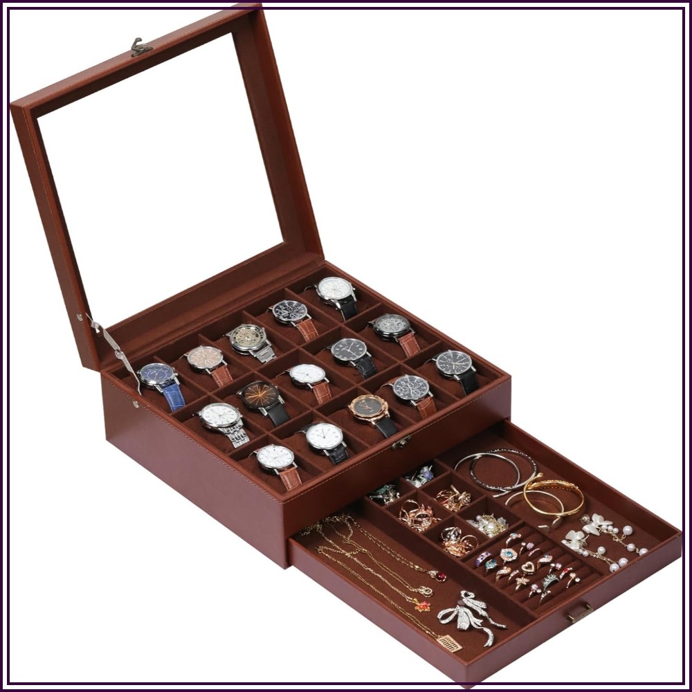 Scatola portaorologi a 2 livel - Jewelry Box That Holds Watches recensione e prezzo
