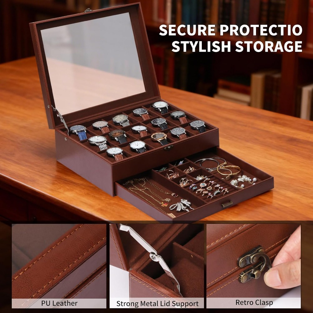 Scatola portaorologi a 2 livel - Jewelry Box That Holds Watches recensione e prezzo
