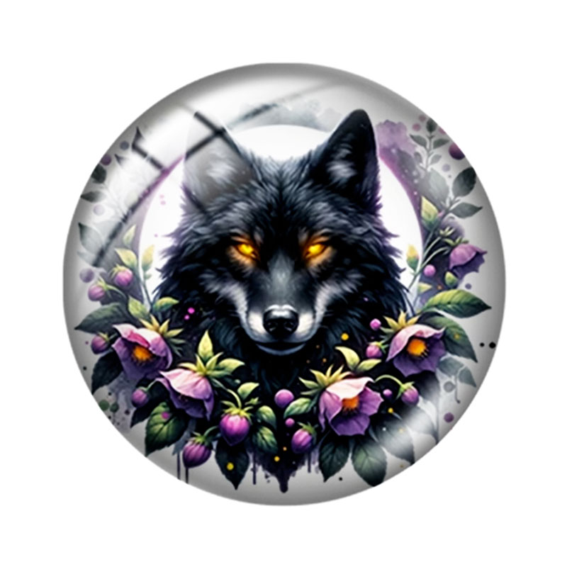 Lupo ad acquerello, cabochon i - Wolf Jewelry & Watches Tampa recensione e prezzo