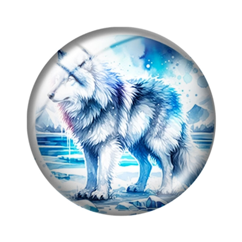 Lupo ad acquerello, cabochon i - Wolf Jewelry & Watches Tampa recensione e prezzo