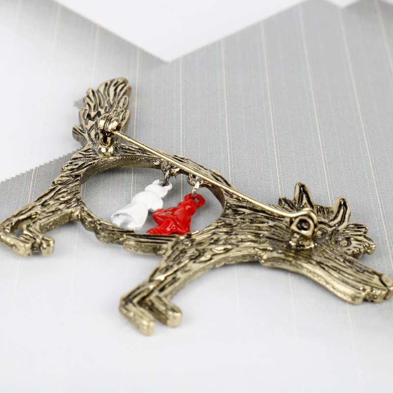 Vintage Wolf And Babies spilla - Wolf Jewelry & Watches Tampa recensione e prezzo