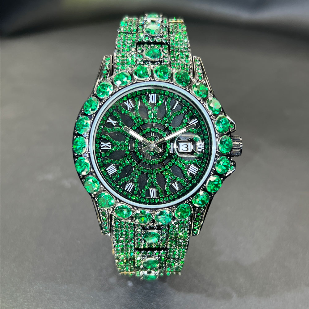 Orologio con diamanti verdi pe - Jewelry And Watches Luxury Brand recensione e prezzo