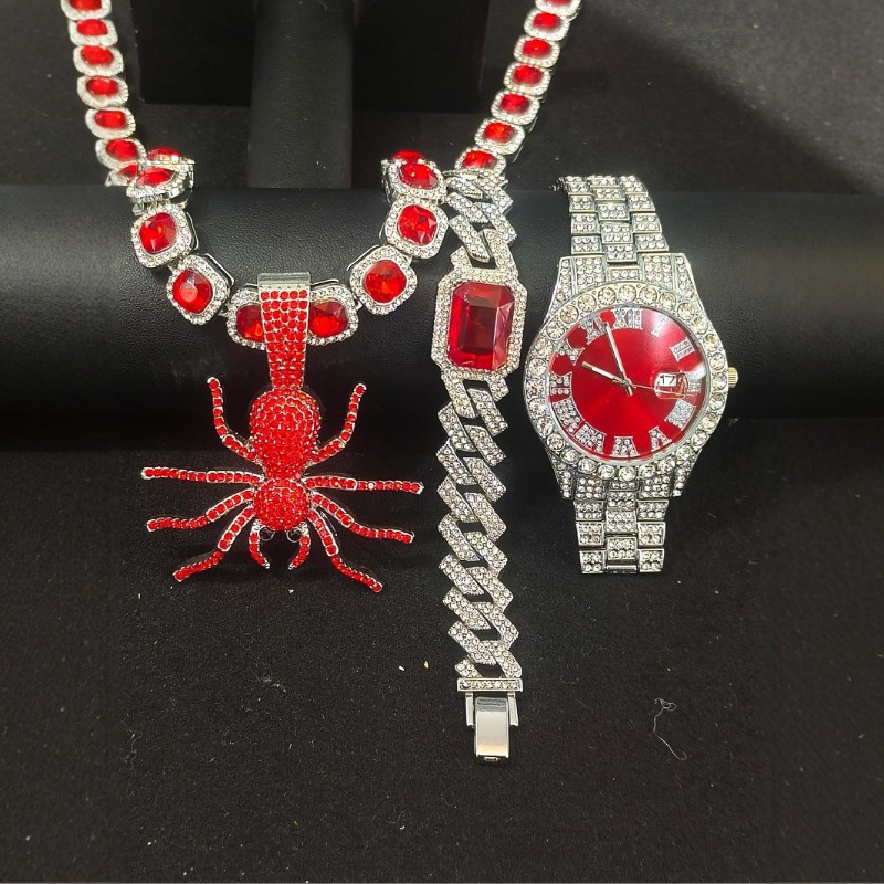Set di gioielli hip-hop da uom - Icebox Jewelry Watches recensione e prezzo